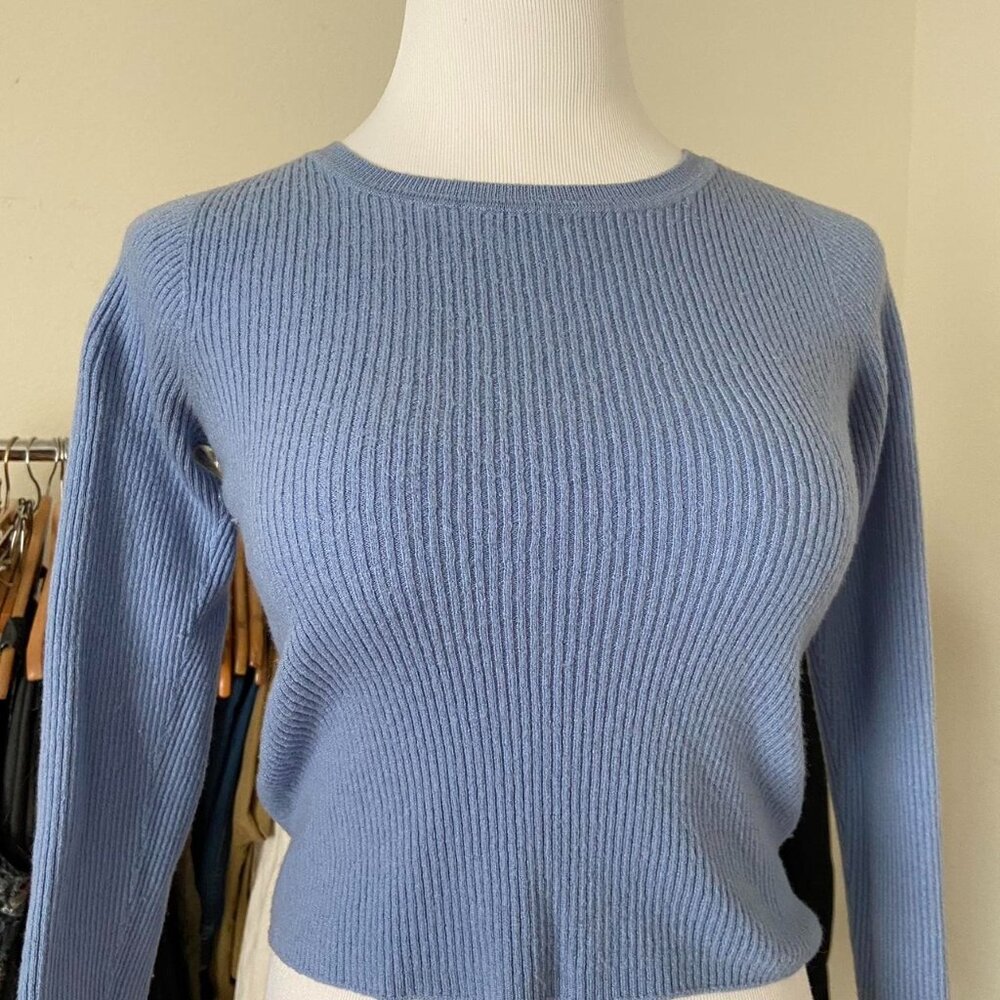 Baby Blue Ribbed Long - Picture 2 of 5